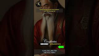 Learn from Confucius' Ancient Quotes: Wisdom to Live By in Youth and Avoid Regrets in Old Age 10