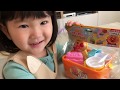 アンパンマン砂遊び 粘土遊び お皿洗いのおもちゃでママのお手伝い Pretend Play as a kitchen toy