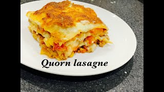 Quorn lasagne recipe |how to make lasagna |Quorn chicken mince recipes