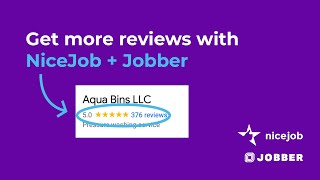 How NiceJob \u0026 Jobber increased Aqua Bins LLC's reviews by 295%