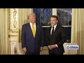 French President Macron Meets with President-elect Trump