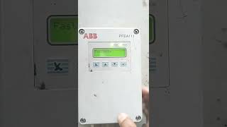 How to zero setup tension controller ABB PFEA 111