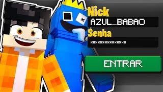 HACKEEI A CONTA DO AZUL BABÃO! (Rainbow Friends)