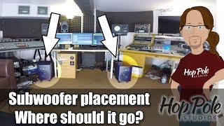 Subwoofer Placement for Home Recording Studios