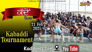 🔴Live Kaddon(LDH) Kabaddi Cup | LMKT | 21 February 2025 | LiveSports1313