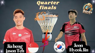 Jia Heng Jason Teh vs Jeon Hyeok Jin | Men's Singles Quarter-Finals Thailand Masters 2025