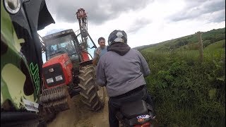 dirt bikes vs angry farmer