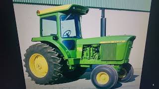 Experimental John Deere tractors