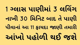 પાણીમાં 3 લવિંગ નાખી 30 મિનિટ બાદ પીવાનાં ફાયદા જાણી તમારી આંખો પહોળી થઈ જશે । Gujarati Ajab Gajab