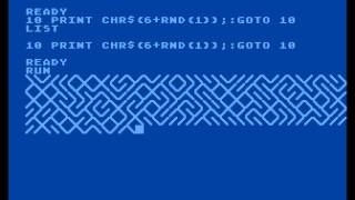 10 PRINT - Create Endless Maze with One Line of BASIC