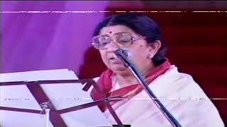 Tere Bina Zindagi Se Lata Mangeshkar Live Millennium Concert   YouTube