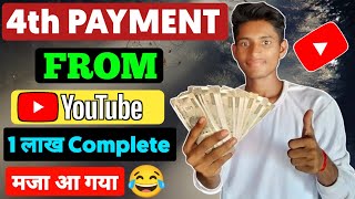My 4th Payment From Youtube || youtube first payment || my first payment by youtube