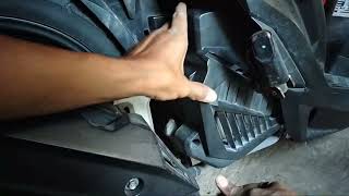 cara mengecek air radiator motor vario125 /150   sangat mudah menambah air radiator