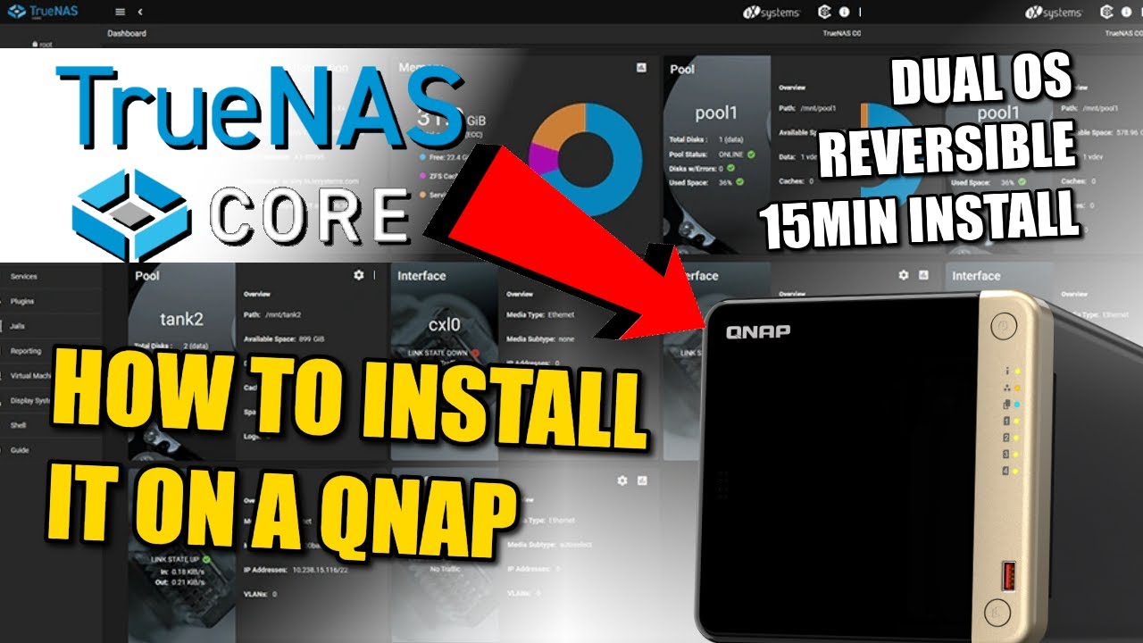 How To Install TrueNAS Core On A QNAP NAS - Complete Walkthrough - YouTube