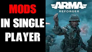 Arma Reforger How To Enable \u0026 Use Mods eg Where Am I Map Mod In Single Player Scenario Elimination