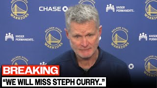 1 MINUTE AGO: Steve Kerr Announces Steph Curry's Retirement