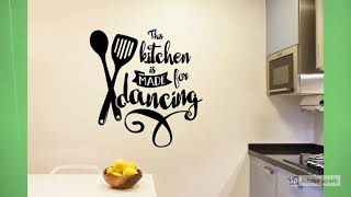 Kitchen Decoration Ideas/ Decoration/ Wall Stickers/ vinyls/ Kitchen Walls