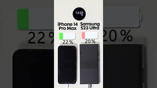iPhone 14 Pro Max vs. Samsung Galaxy S23 Ultra Charging Test⚡️🔋