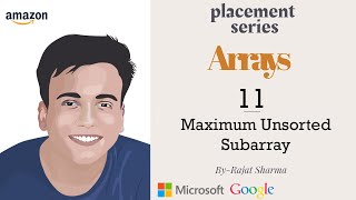 Maximum Unsorted Subarray ||Arrays||11||Interview Bit