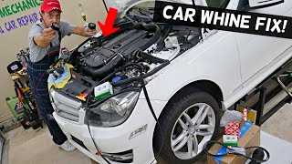 WHY CAR MAKES WHINING NOISE, ENGINE WHINE NOISE