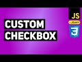 Custom Checkbox Design Tutorial | Design Custom Checkboxes using CSS & jQuery