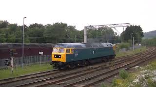 WCR Diesel Loco Positioning Move WCR 47270 0Z54 Carnforth 07/06/2022