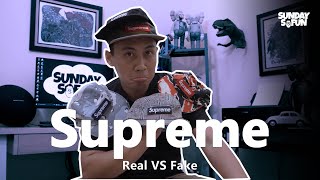 SUPREME CAMP CAP ORIGINAL VS FAKE || THRIFT GAME