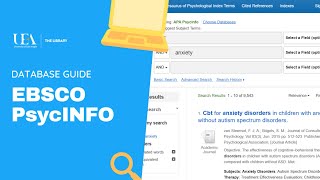 EBSCO PsychInfo Database Full Guide