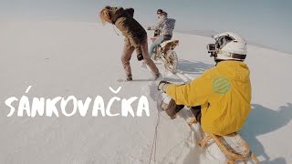 Motorka a sánky 🛷