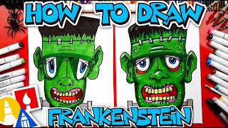 How To Draw Funny Frankenstein Head
