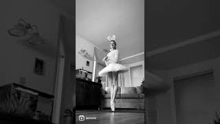 Bunny ballerina for Halloween! #shorts  #ballettiktok