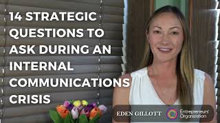 14 Strategic Questions to Ask During an Internal Communications Crisis