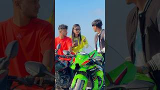 Aayi Khebdi mujhse Panga Lene wali 🤣 | Mr.FK01 | #shorts #youtubeshorts #zx10r