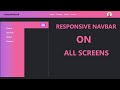 How to Create Responsive Navigation Bar using HTML and CSS