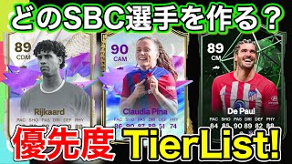 【FC24】誰を作るべき？最新版SBC選手優先度TIERLIST！【ティアリスト】