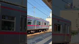 名鉄3300系　新加納駅発車