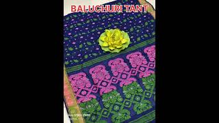 Tant Baluchuri Saree with Bp #saree #new #fashion  #tranding  #viral #bangladesh  #assam