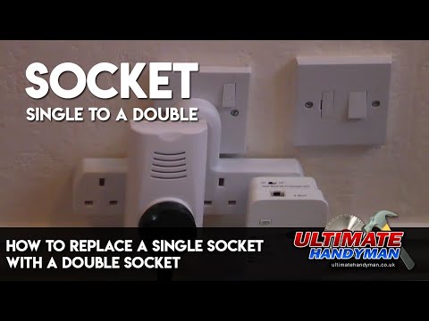 How to replace a single socket with a double socket How to replace a single socket with a double socket