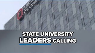 Nurses union holds rally amid calls for removal of Wexner's name from Ohio State buildings