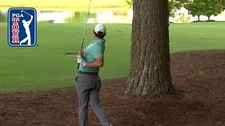 Rory McIlroy's escape from the trees leads to birdie at TOUR Championship 2019