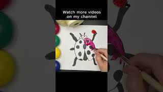 How to draw Ladybug Сурет салу қоңыз Как нарисовать божью коровку