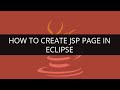 How to Create JSP Page in eclipse | JSP Tutorial | Java Tutoial | Edureka