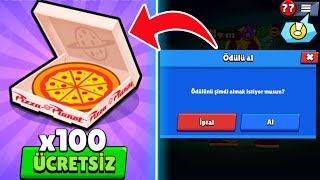 LİNKE TIKLAYIP ÜCRETSİZ PİZZA DİLİMİ KAZAN (ÜCRETSİZ 100 PİZZA) !! BRAWL STARS