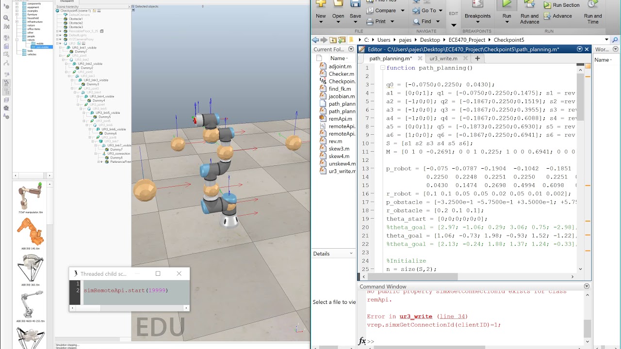 Ece470 Checkpoint5 Youtube
