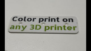 3D print multi-color in the same layer on any printer