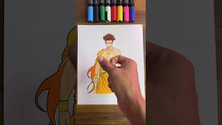 I Draw Realistic Chota BHEEM but In My STYLE 😎 #shorts #viral #drawing