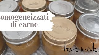 OMOGENEIZZATI DI CARNE FATTI IN CASA | come preparare la carne per il neonato | SVEZZAMENTO