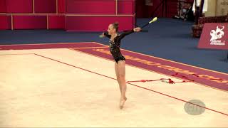 POHRANYCHNA Khrystyna (UKR) - 2019 Rhythmic Worlds, Baku (AZE) - Qualifications Clubs