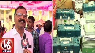 Nizamabad Returning Officer Samson Face To Face ,Over Arrangements Of Polling \u0026 M-3 EVMs Using | V6