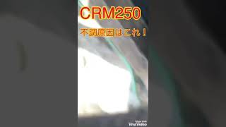 CRM250のエンジン不調　アイドリング不安定